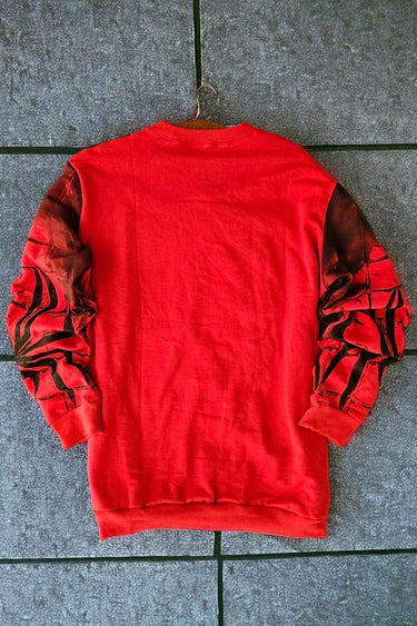 Sudadero Aracnido Rojo Intenso